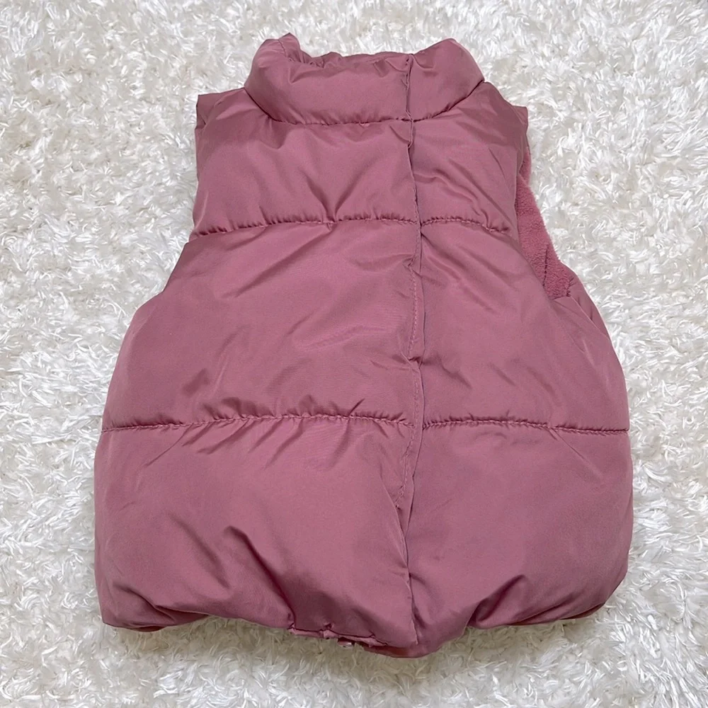 OLD NAVY || Pink Puffer Vest - Picture 1 of 4